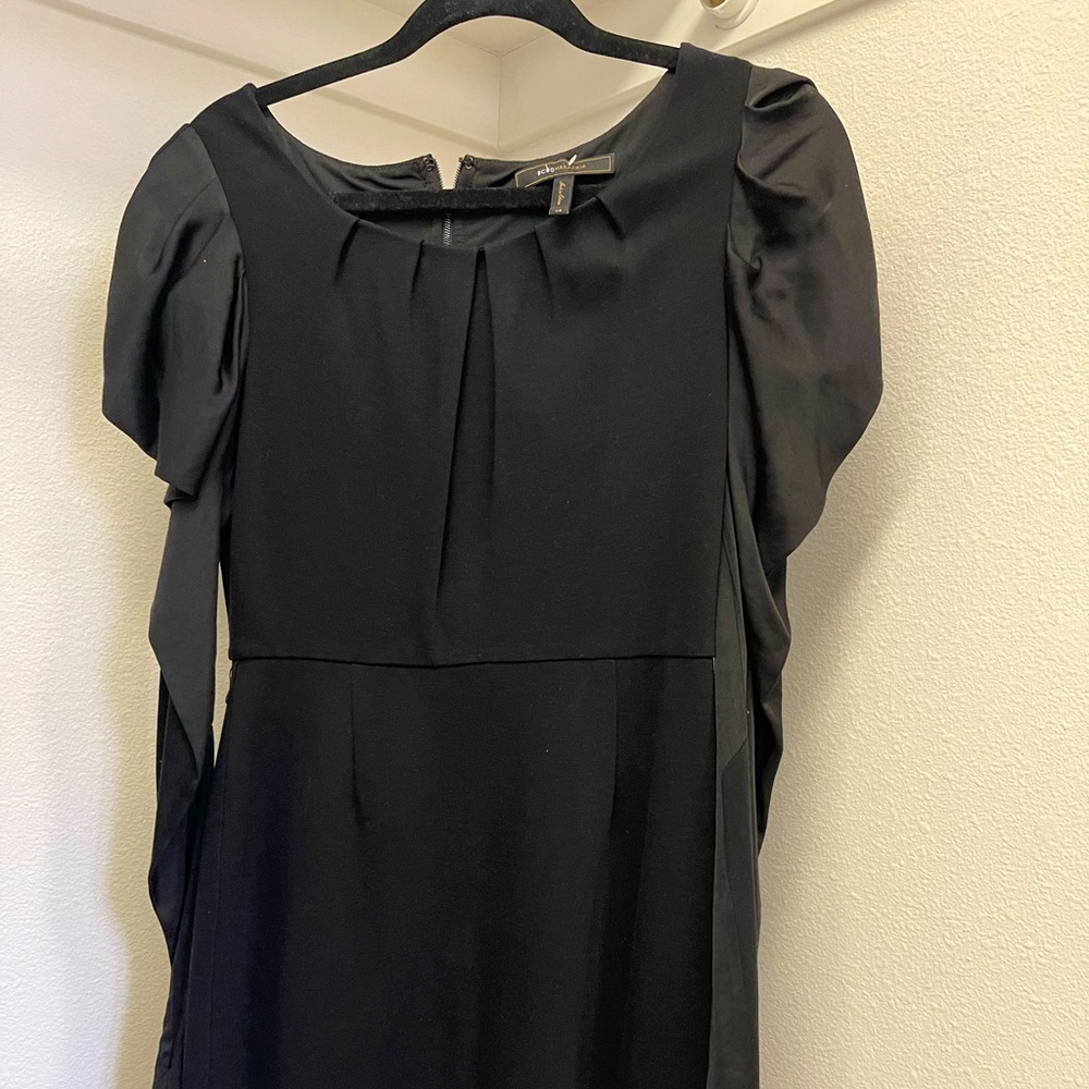 Little Black BCBG poof sleeve dress (size 8)